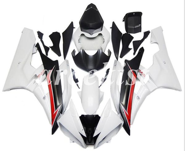 

new abs injection mold motorcycle fairings kits fit for yamaha yzf-r6 2006 2007 06 07 r6 matte white