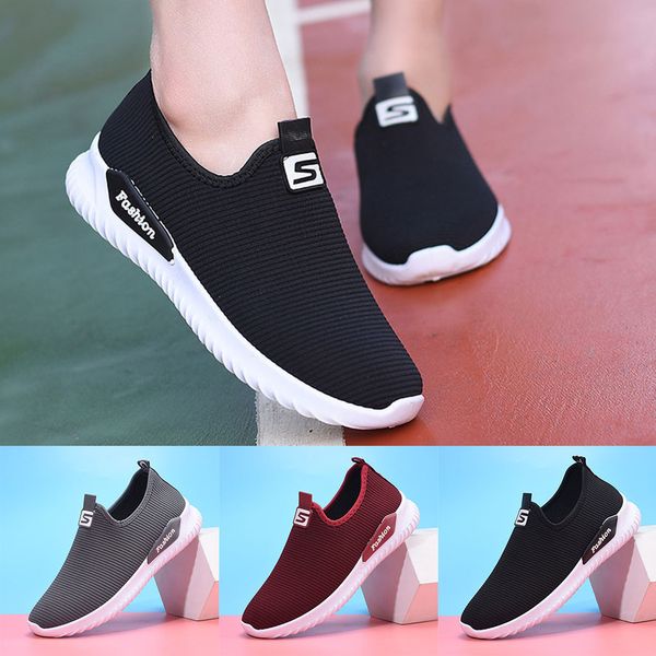 

2019 new air mesh running shoes for men sneakers outdoor breathable comfortable athletic flat shoes women sports shoes#5
