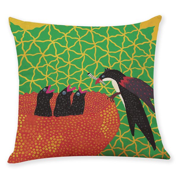 

cute pillow cover home decor car sofa cushion cover graffi style throw pillowcase soft pillow covers home decorative