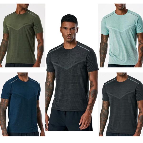 

men print tee sports brand bodybuilding gym slim home tshirts running jogging shirts gym sportswear quick dry rashgard, Black;blue