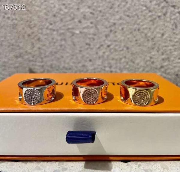 

european and american fashion selling letter rings, Silver