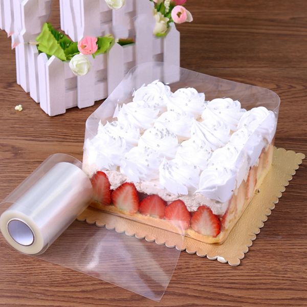 

useful mousse cake edge wrap dessert surrounding hard bound cake edges pet plastic band diy baking packaging decoration tools