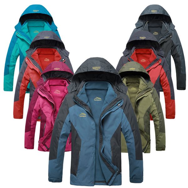 

couple's casual school uniform spring and autumn warm raincoat jacket long-sleeve waterproof wind-resistant outdoor sports set
