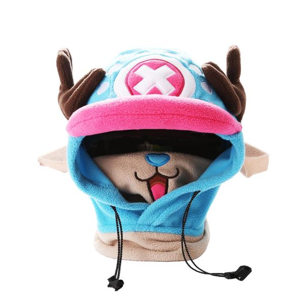 

skiing helmet cover skiing head cover small animal head adult, Black;white