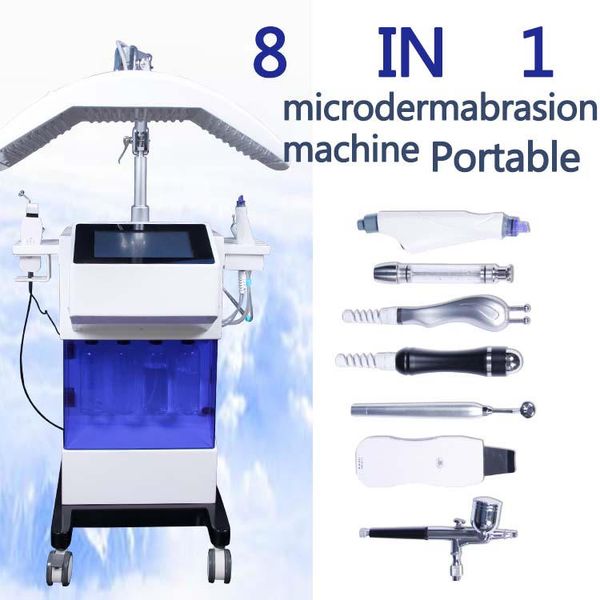 

8in1 hydrafacial aqua skin cleaning spa facial machine water peeling ultrasound oxygen spray hydra facial calm facial wrinkles