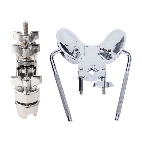 

robust drum clamp mounting bracket, double tom bracket for drum parts accessories