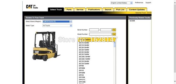 

cat lift trucks 2017 (mcfe) spare part catalogue