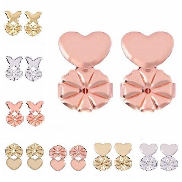 

серьги лифтеры магия спины поддержка серьги творческий бакс серьги спины лифтеры подходит для всех пост серьги мода ювелирные изделия аксесс, Red;brown