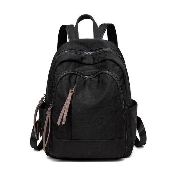 

leather backpack for women zipper backpack student school bag for teenager girls large casual travel bags mochila feminina c1392