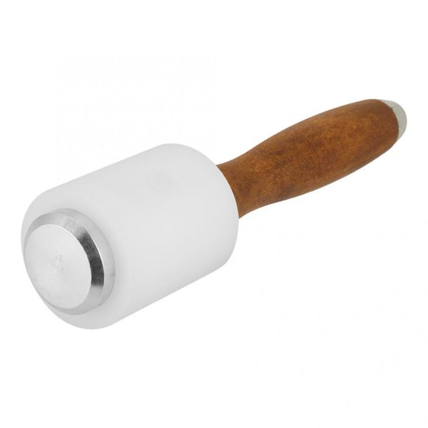 

leather nylon hammer wood handle leather carving mallet diy craft tool