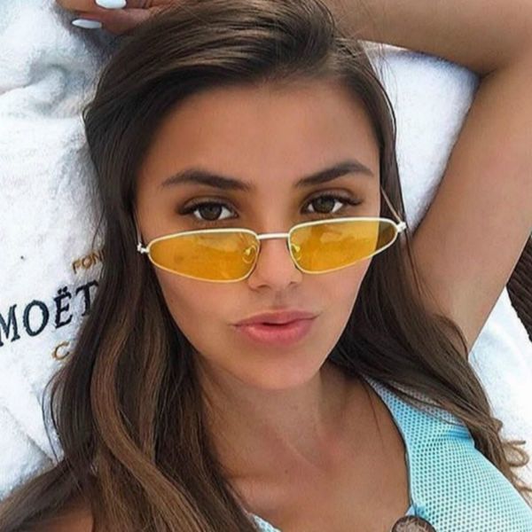 

vintage 2019 cat eye sunglasses women designer metal sun glasses shaped ocean retro sunglass drop shaped flat r, White;black