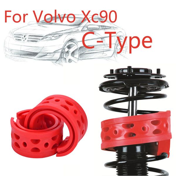 

jinke 1pair size-c rear shock sebs bumper power cushion absorber spring buffer for volvo xc90