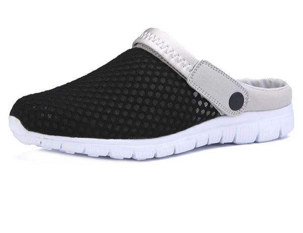 

summer new men mesh sandals ultra-light breathable couple beach men shoes casual female shoes nlxsmtcd, Black
