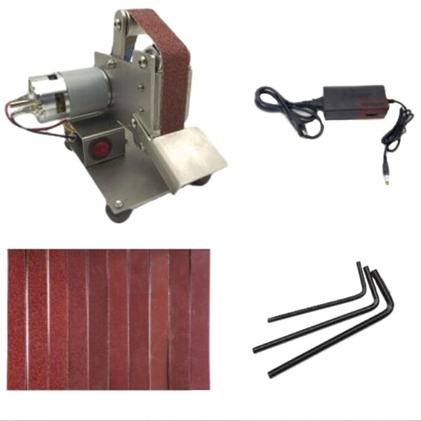 

us plug small belt machine diy polishing machine grinding fixed angle grinding deskblade
