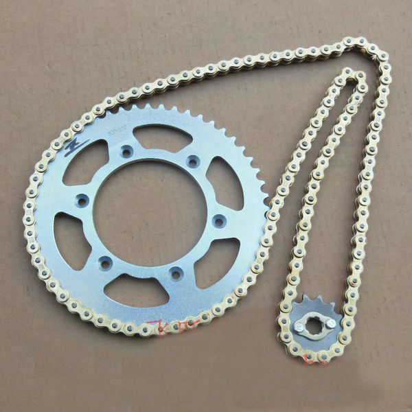

cqrt4 kayo mx6 m4 m7 dirt bike 520 roller motorcycle chain with 38t/39t/43t/45t/47t/50t 12t/13t/14t front rear sprockets