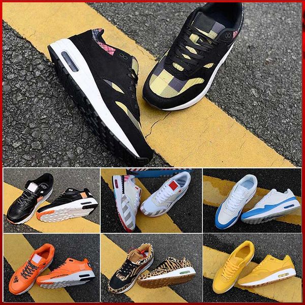 

2018 new arrival 1 87 dlx air atmos casual shoes animal pack 1s 87s leopard gra men maxes women classic athletic zapatos trainers size 36-45