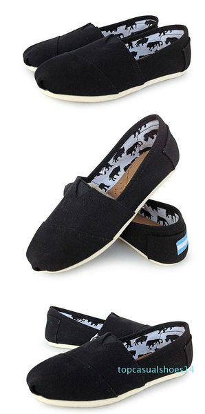 

slip on casual sneakers canvas espadrilles women mens shoe fashion trainers summer plimsolls breathable loafers flats pumps shoes size 35-45, Black