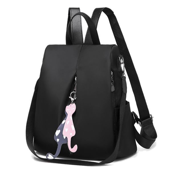 

ljl-korean version of the tide wild fashion oxford cloth mother bag student bag ladies small backpack