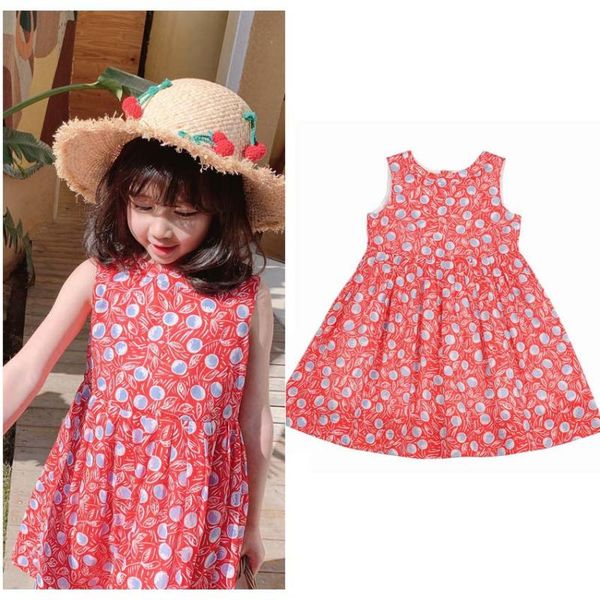 

bobomoon 2020 ins new summer baby girl повседневные платья пузыря рукава платья подтяжк девушки принцессы цветочные платья девушки в stock, Red;yellow