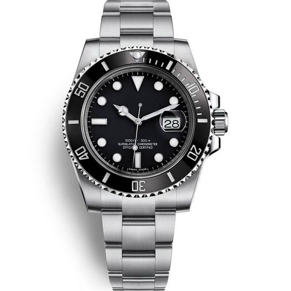 

Luxury men watche quality watche men automatic mechanical movement watch 40mm ceramic bezel 116610 model waterproof 30m wri t watch
