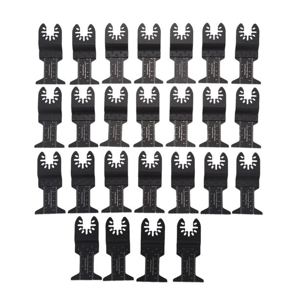 

25pcs/set oscillating saw blades tool quick release saw blade kit for cutting wood plastic soft metal