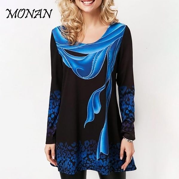 

women's blouses & shirts chiffon shirt women 2021 spring autumn o-neck blouse long sleeve casual printing female fashion plus size str, White