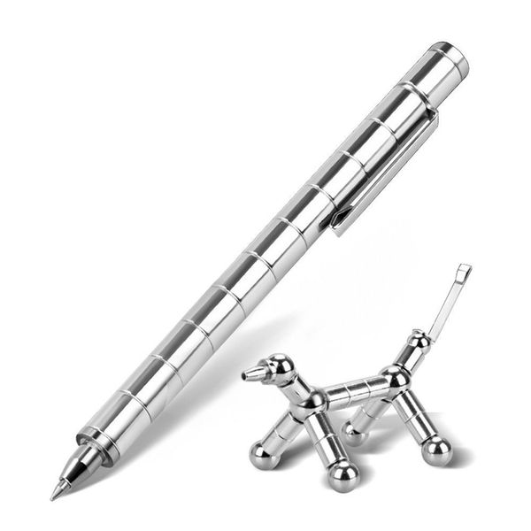 

creative modular polar pen magnetic magnets ball toy touch pen with 12 steel balls toy gift hot