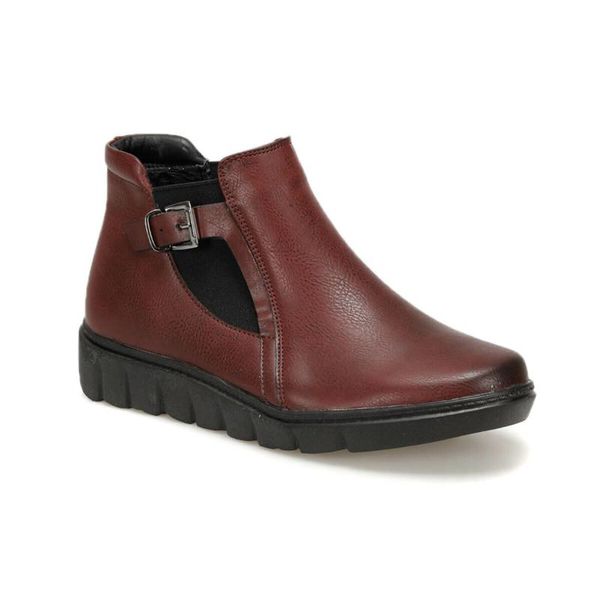 

flo trv8221 burgundy women 's boots polaris, Black