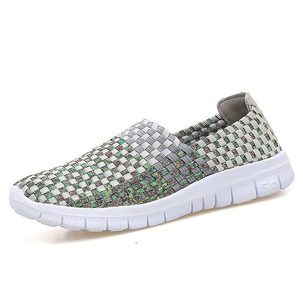 

women's shoes amazonwish hand-knitted shoes lazy foot covering, Black