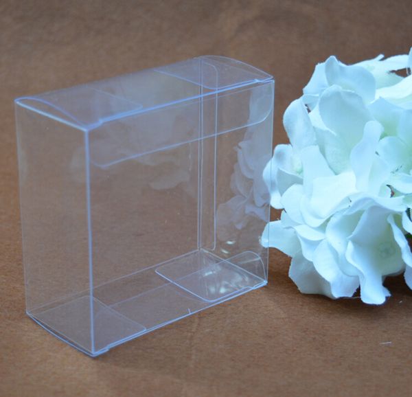 

10pcs transparent pvc plastic box toys dolls display box clear candy gift boxes square jewelry gift soap packaging for party