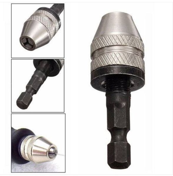 

2019 sale wholesales 1/4'' inch hex shank keyless drill bit chuck adapter converter quick change tool