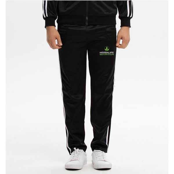 

2019 новая мода sweatpants tracksuit мужские повседневные брюки хлопок sweatpants мужские joggers полосатые штаны gym одежда плюс размер 3xl, Black