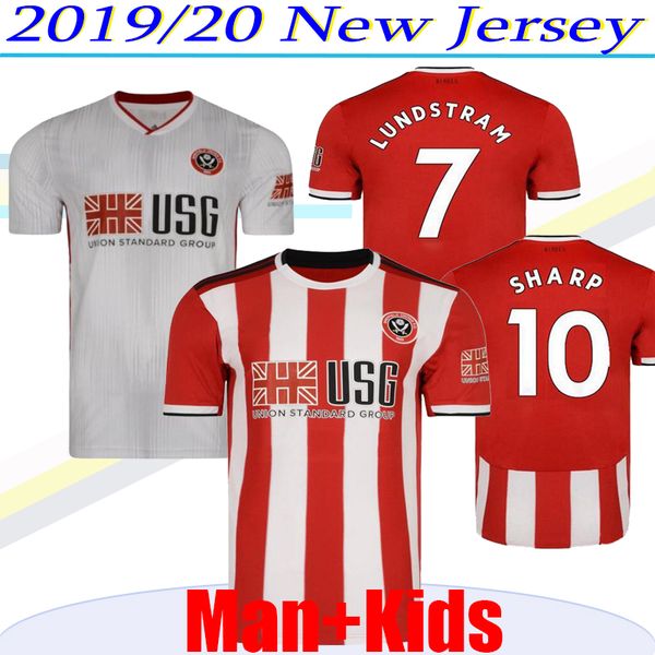 

2019/20 new sheffield united soccer jerseys sharp mcburnie mousset robinson fleck football jersey an football shirts equipment, Black;yellow