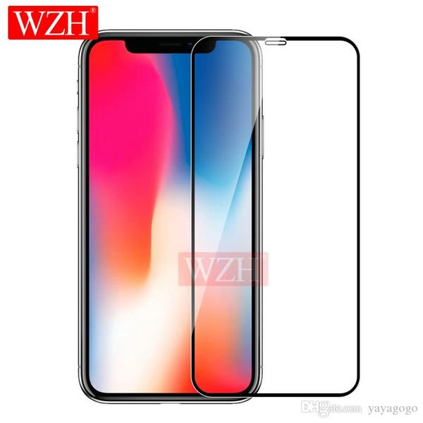 

10pcs полное покрытие закаленное стекло для iphone xs xr протектор экрана iphone xs макс стекло на iphone 11 про максимум 6 6s 7 8 plus x за