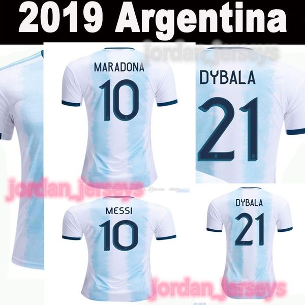 

2019 argentina soccer jerseys copa america messi dybala aguero futbol camisa gold cup football camisetas shirt kit maillot maglia, Black;yellow