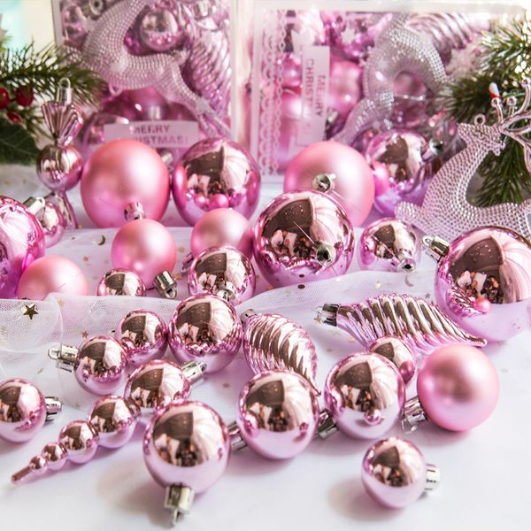 

baubles glitter christmas balls 30 plastic christmas balls tree pendant decorations