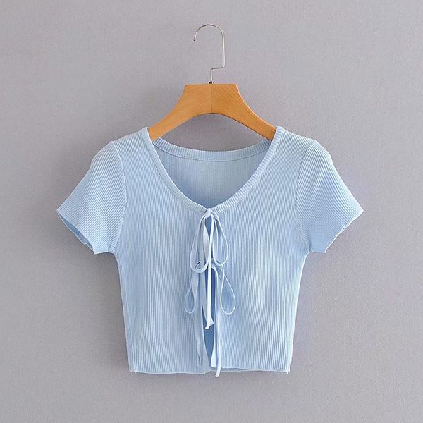 

women's knits & tees vintage stylish solid crop short cardigan sweater women 2021 fashion bow tie long sleeve outerwear chic england st, White