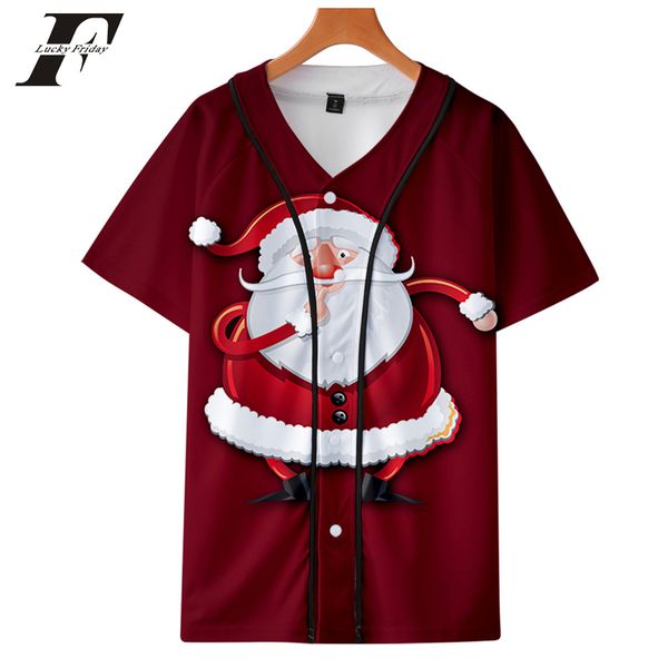 

kpop western traditional festival merry christmas santa claus print short sleeve baseball uniform casual jacket clothes, Black;brown