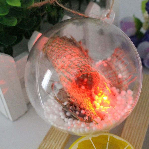 

transparent christmas decoration ball with light unique christmas tree hanging decoration for home adornos de navidad new year
