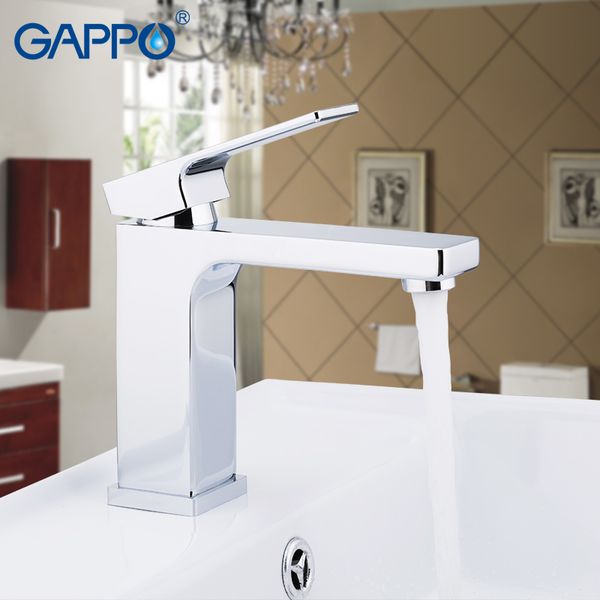 

gappo basin faucet mixer washbasin faucet sink water taps deck mounted waterfull polished cuba banheiro