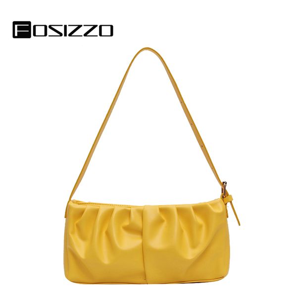 

fosizzo shoulder bag pu leather fashion hobos bag small handbags for women 2020 new sold sofe crossbody for party fs5112