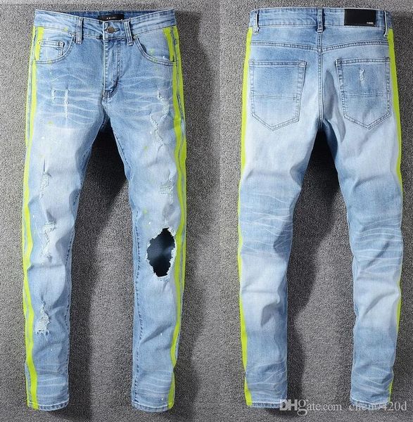 

summer 2020 wholesale men's jeans, european denim production of good quality men's wear welcome to size 28-38:44-54 119, Blue