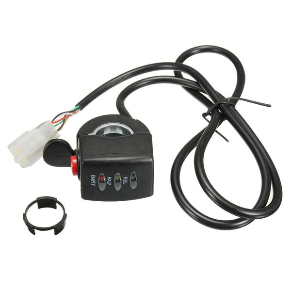

e-bike electric bicycle throttle 3 led indicator display button switch 24/36/48v