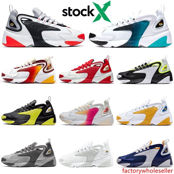 

zoom 2k stock x m2k tekno running shoes men women grey infrared black volt university red outdoor mens trainers sports sneakers size 36-45