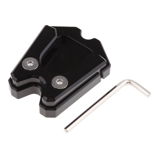 

cnc алюминиевая для ног со стороны пластины стойки kickstand extension pad fit для vespa gts gtv 300ie