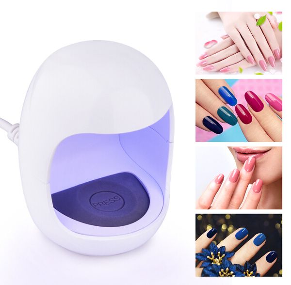 

3w mini uv led gel lamp nail dryer one finger design for curing manicure machine 45s 60s timer lamp nails art tools