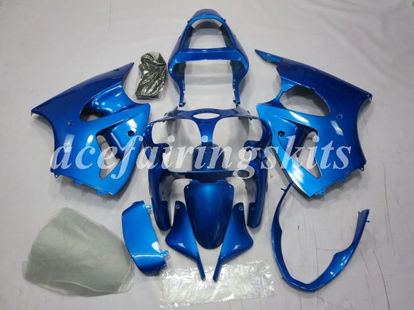 

4gifts new abs motorcycle full fairings set fit for kawasaki ninja zx-6r 2000 2001 2002 00 01 02 636 zx6r bodywork set bllue