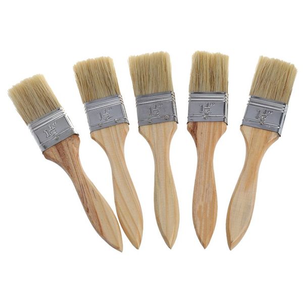 

bmby-1.5-inch width soft bristle painting drawing oil paint brush pen 5pcs