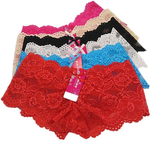 

lace briefs panties women bikini underwear woman lace erotic lingerie black white red color drop ship, Black;pink