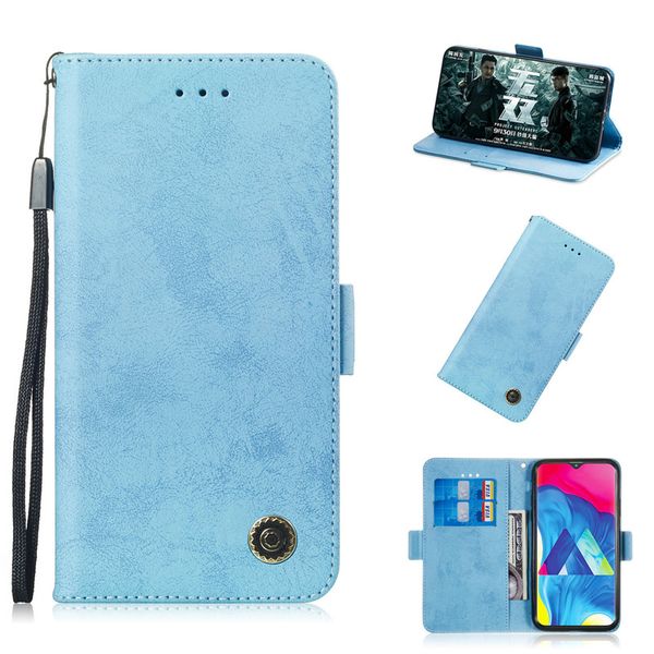 

flip stand case for samsung galaxy m10 cover wallet retro pu leather design mobile phone bags with card slot function